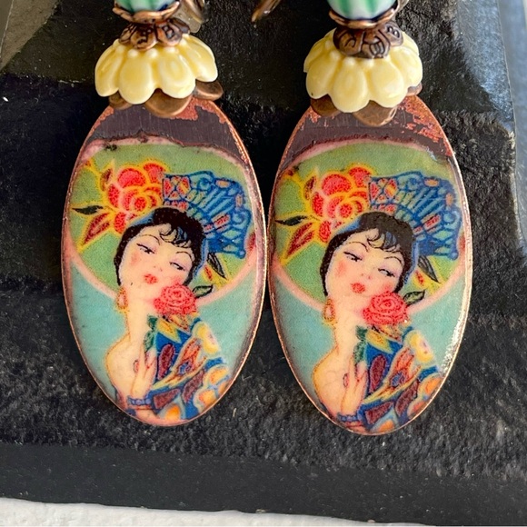 ARTISAN Earrings “Bailaora Flamenco” - Dangles - Picture 7 of 12